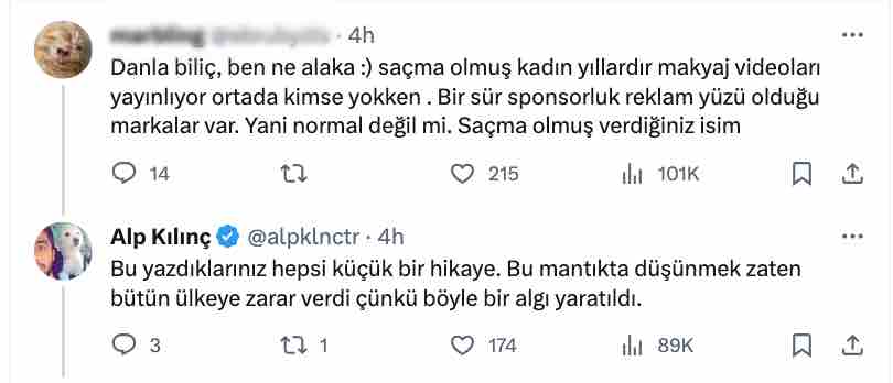 alp kilic in danla bilic iddialari gundem oldu takipcilerinden tepki cekti